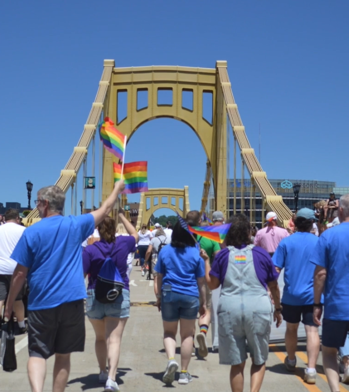 Pride parade (graphic)