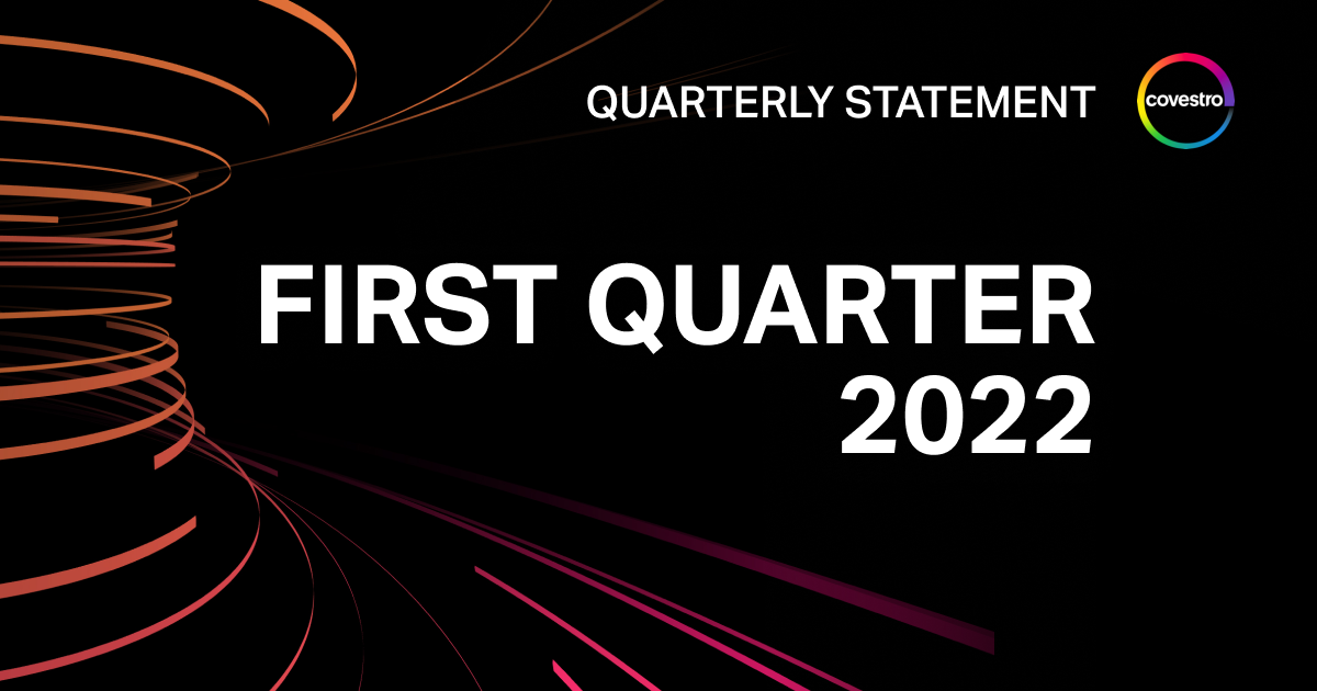 Financial Calendar Covestro Quarterly Statement First Quarter 2022